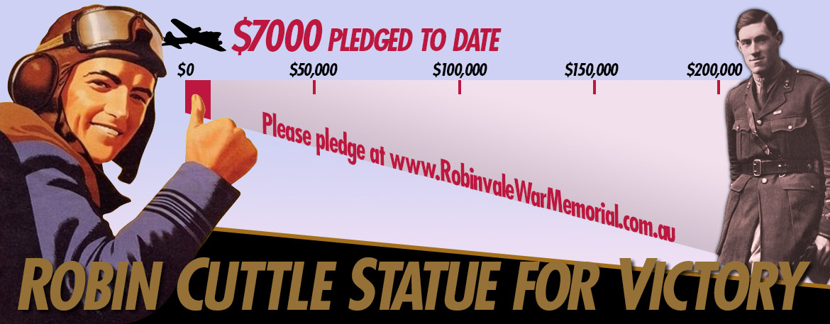 Robin Cuttle Statue for Victoria Pledges